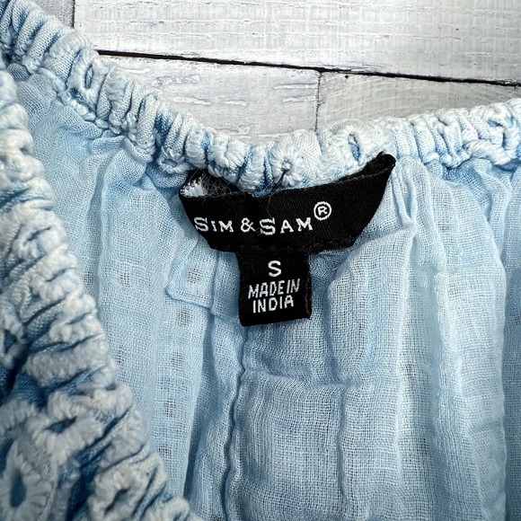 Sim & Sam Chambray Eyelet Dress - Picture 5 of 7